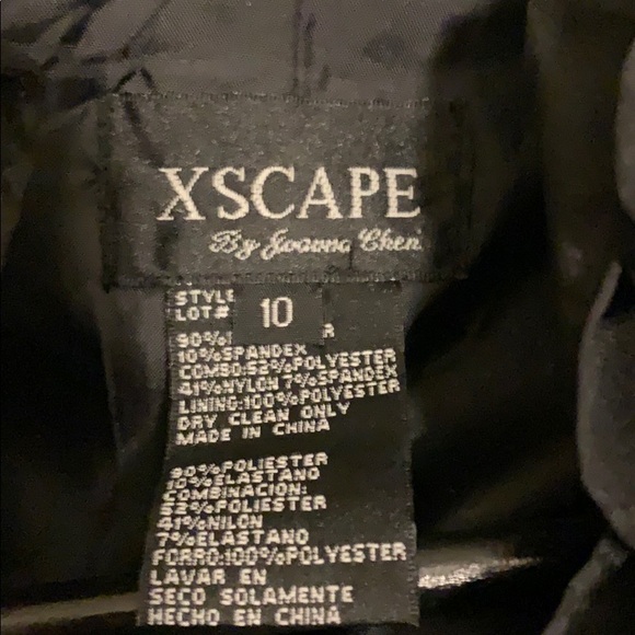 For a Holiday Party! Black Velvet & Taffeta Blouse - Picture 5 of 5